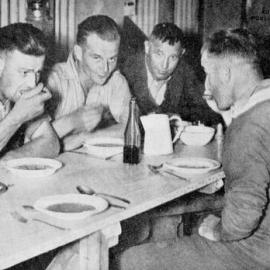 ALBUM - Camp life among the men engaged in the construction of the Haast Highway.1938.