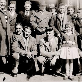 Marn (nee Marks) the mascot for the West Coast football team about 1932