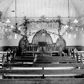 Interior of  Knox Church, Reefton.