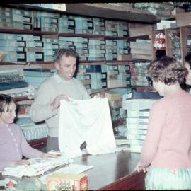 ALBUM - Erin Duffy, Kay Brereton and Carole Williams at Duffy's Drapery Shop in Kumara.