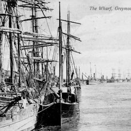PORT OF GREYMOUTH,1880`s.