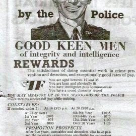 Promotion was in the NZ Weekly in 1961 - at that time quite a lot of Coasters joined the Police.