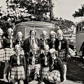 Greymouth Taxi Marching team .ca.1960.