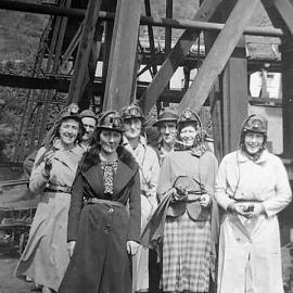 Betty Swainson - one of the first women to go down a mine, Waiuta.