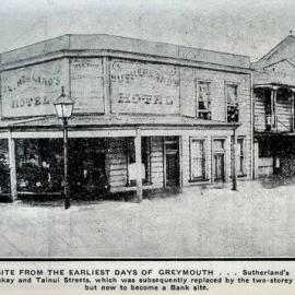 Corner Tainui and Mackay Street - Then and Now.