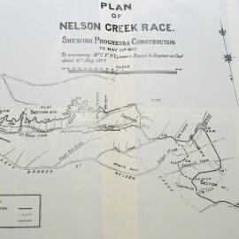 Map of Hatters Terrace (Nelson Creek) 1877