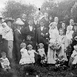 Ruth and Robert Robinson and family - Denniston.