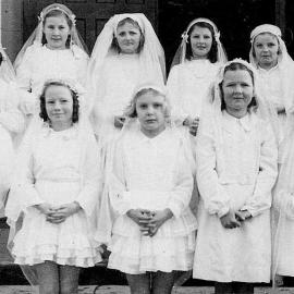 1st Holy Communion St Mary's, Hokitika.ca.1941.