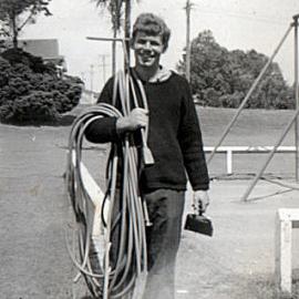 Album of photos of Greymouth Borough Council Gardening Staff .1960s.