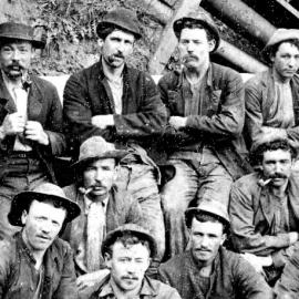 Goldminers - no. 4 level, Woodstock Gold mine.ca.1900.