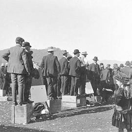 Greymouth 'Trots' - the Bookies pitch.1906.
