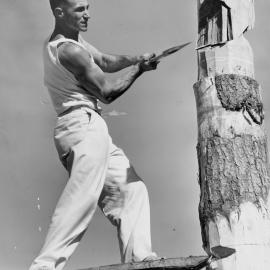 Jigger board chop -  Les Gilsenan.10 November 1962.