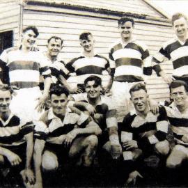 Some members of the Pirates Rugby Club, Rimu and Woodstock.mid 1950`s.