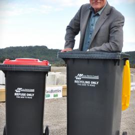 Recycling starts in Greymouth - 2012.