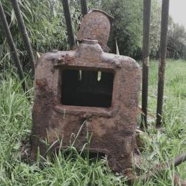 Dug this furnace up clearing land in Blackball