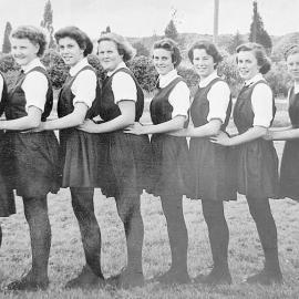 Reefton District High School  Basketball Team.ca.1953.