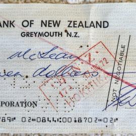 ALBUM -RETURN TO SENDER - The 50-year-old cheque SURVIVED the Broadcasting House demolition,2022.