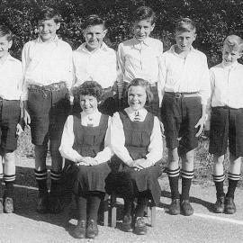 Standard 6 at St Joseph School Runanga .1949.