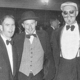 Runanga boys all dressed up -  George Waters, Johnny Rubbo and Bob Boote.