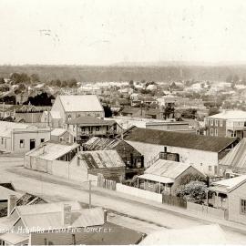 Elevated view of Hokitika -  taken from the fire tower.