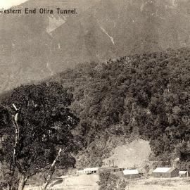 Approach to western end of the Otira Tunnel