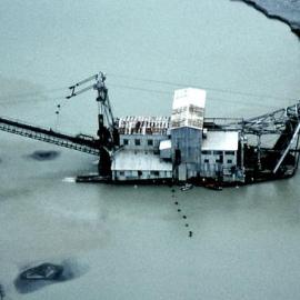 ALBUM - Kaniere Dredge working not far from Kumara.ca.1980.