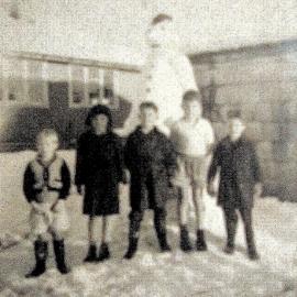  Corner of Plaskett St and the main road.Reefton .ca.early 1960`s.