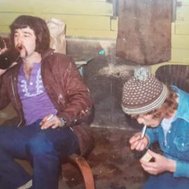 Coxy on the right died 2021, along with Chooky Richardson on the left , died 2010 .R I P.