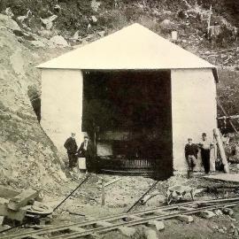 Paparoa coal brakehouse at head of incline