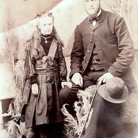 Michael and his eldest daughter Ellen 'Nellie' Donovan.1881 - 1904.