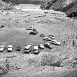 Franz Josef Glacier carpark. Jan 1969 .