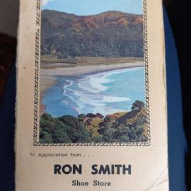 Ron Smith Shoe Store, Greymouth, notepad