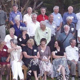  Reunion photo of the 3ZA staff at the Paroa Hotel,Greymouth.early 2000`s.