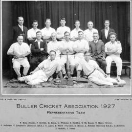 Buller Cricket Team 1927.
