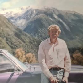 Allan Keenan at the top of Arthur's Pass