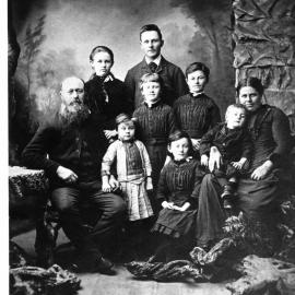 Hunter family who moved from the Shetland Isles, Scotland
