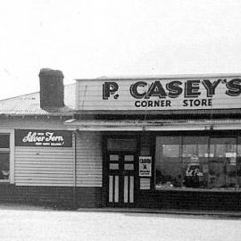 Pat & Doris Caseys shop, Granity. 1940.