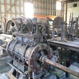  Robey steam winding engine -  Big River mine site.