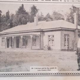Lake Kaniere Hotel history including fire