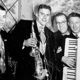 Stan Goodall (drums) ,Ken McMillan. with the Sax,Eric Findlay,Jim Breeze