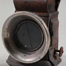 ALBUM - Kerosene bicycle lamp and carbide bicycle lamp -  E V. Ellery,Greymouth.ca.1895.