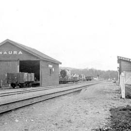 ALBUM - Ahaura Railway Station.ca.1927.
