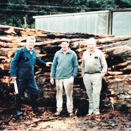 Mick McLaughlin, Lou Gosling and Budgie McLaughlin.