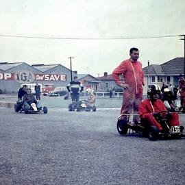 Go-Karting in Greymouth.1960`s.