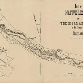 Plan of Native Reserve on the Arahura River.1869.