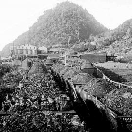Coal wagons, Granity, West Coast .ca.1900`s.