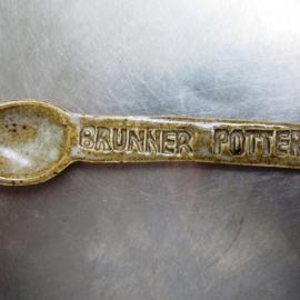 Brunner pottery spoon