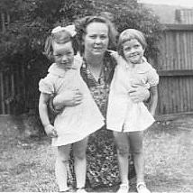 May Kennedy with nieces Francee and Noleen.ca. 1930/40.