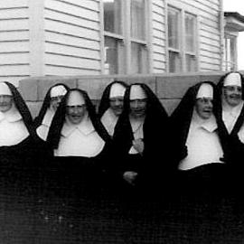 Hokitika Sisters of Mercy celebrating the centenary of their arrival.