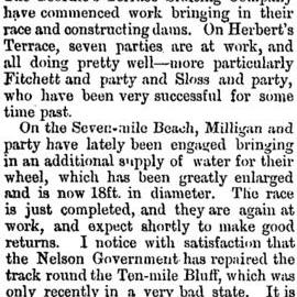 NORTH BEACH. GREY RIVER ARGUS - 17 JULY 1869.